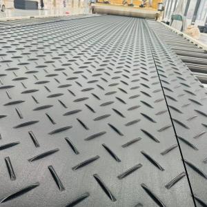 Manufacture 4x8 HDPE Composite Plastic Ground Protection Pad 15mm Temporary Construction Road Protector